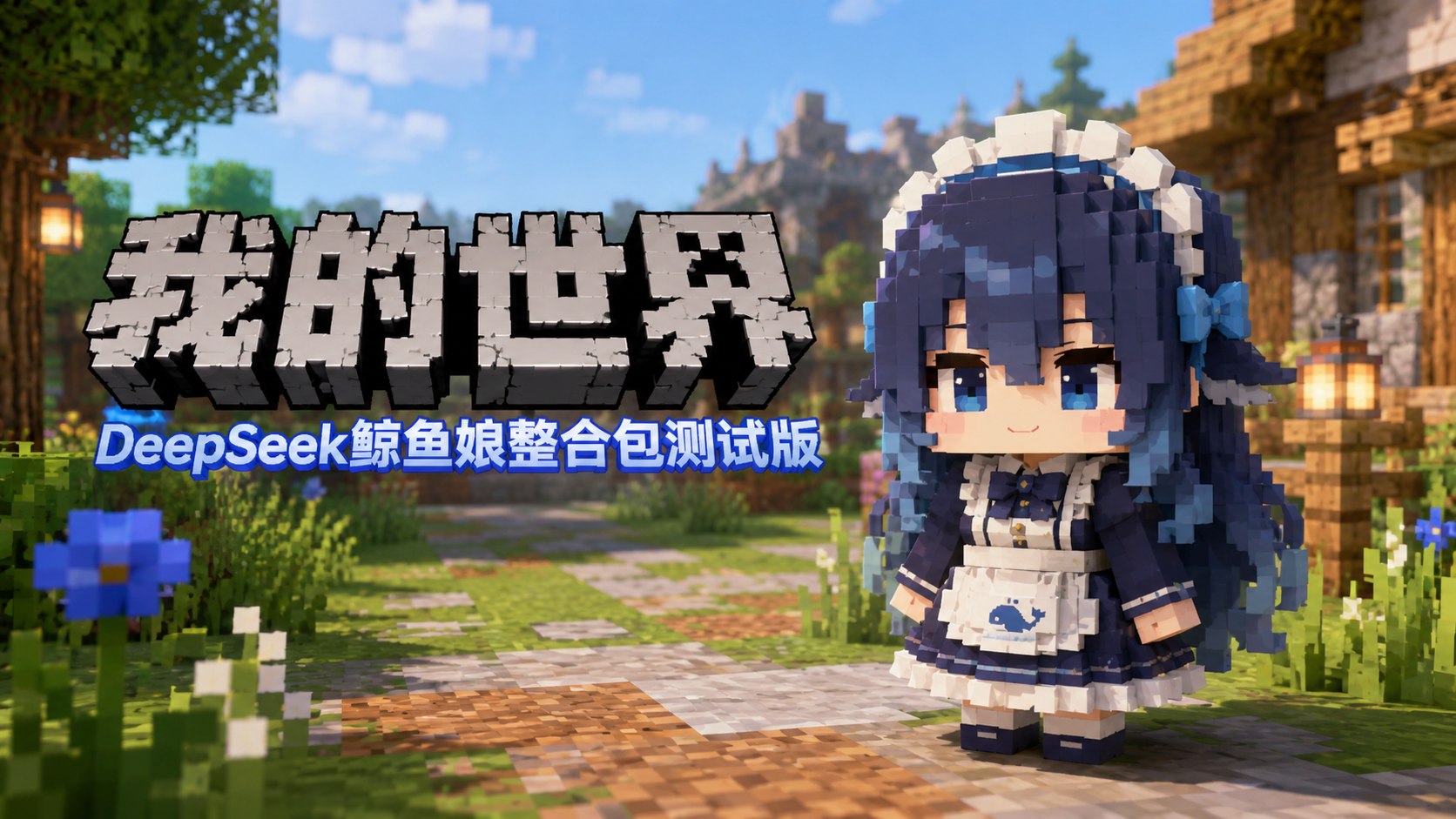 《我的世界》DeepSeek鲸鱼娘Mod整合包-测试版-木一资源